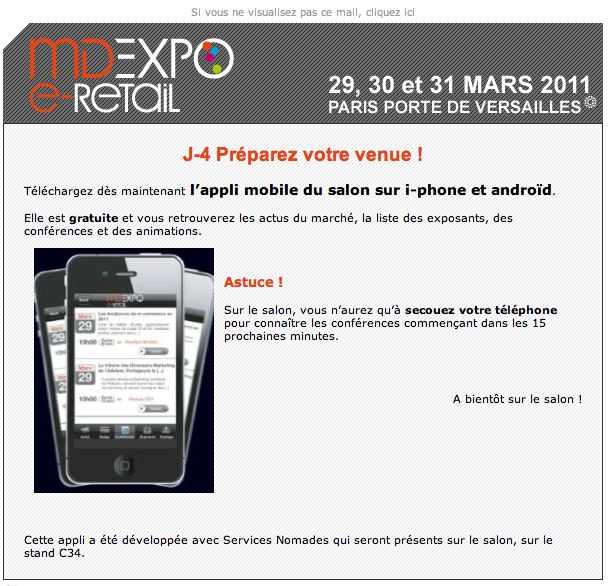 Appli iphone MD Expo